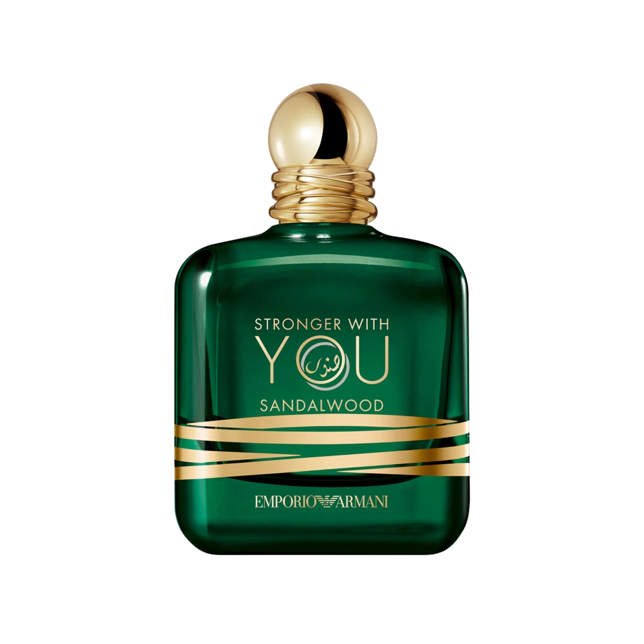 Odlewka perfum męskich Armani Stronger With You Sandalwood EDP w zielonym flakonie
